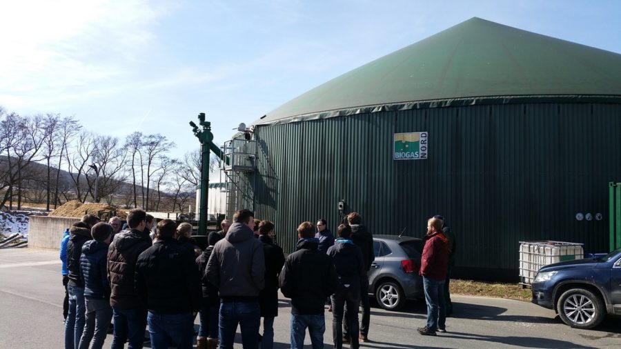 Biogasspeicher der Bioenergie Bünte in Bad Salzdetfurth